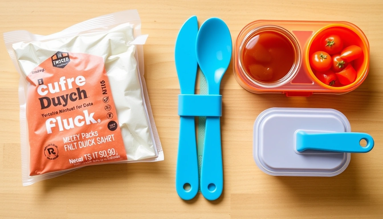 Lunch Box Accessories for Kids: Ice Packs, Sauce Containers, and Cutlery