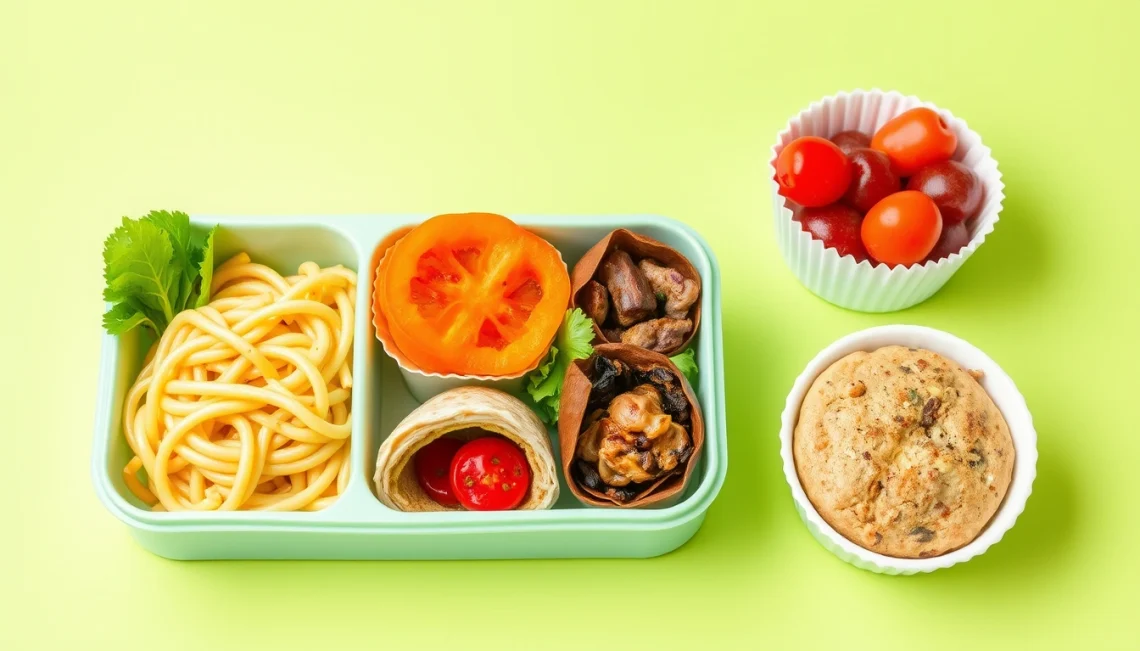 Lunchbox Main Course Ideas for Kids: Pasta, Wraps, Muffins, and More